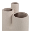 Fontaine Indoor Ceramic Vase Textured Matte Ivory