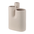Fontaine Indoor Ceramic Vase Textured Matte Ivory
