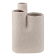 Fontaine Indoor Ceramic Vase Textured Matte Ivory