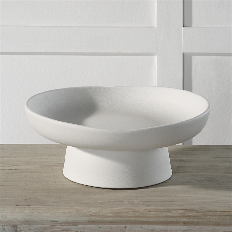 Malabo Indoor Porcelain Ceramic Bowl Matte Off White