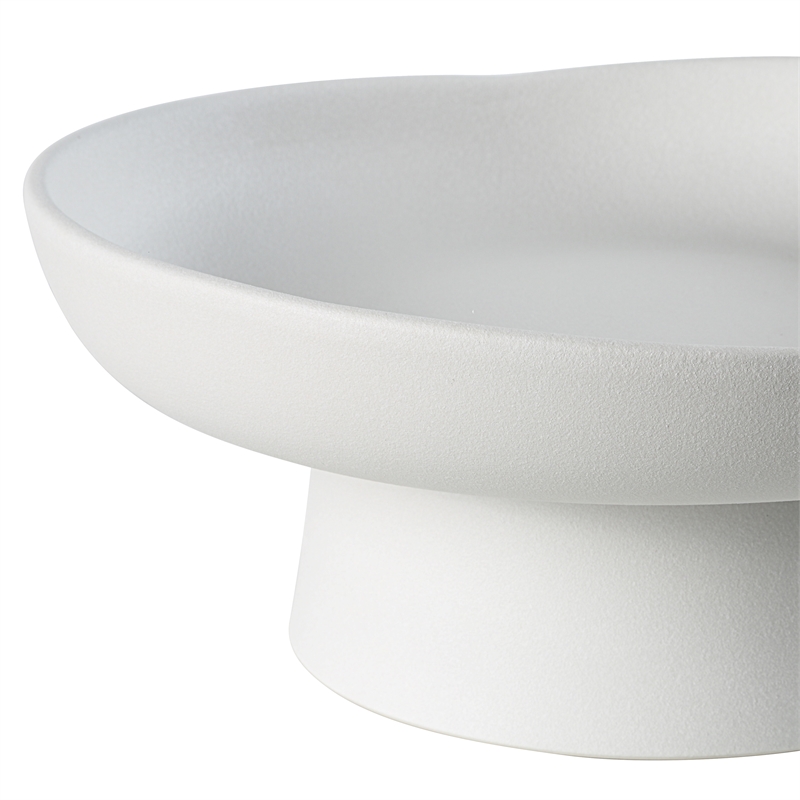 Malabo Indoor Porcelain Ceramic Bowl Matte Off White