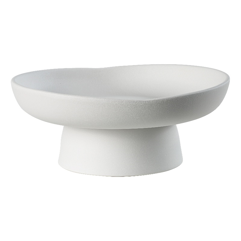 Malabo Indoor Porcelain Ceramic Bowl Matte Off White