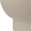 Lamoureux Indoor Ceramic Vase Textured Matte Ivory