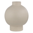 Lamoureux Indoor Ceramic Vase Textured Matte Ivory