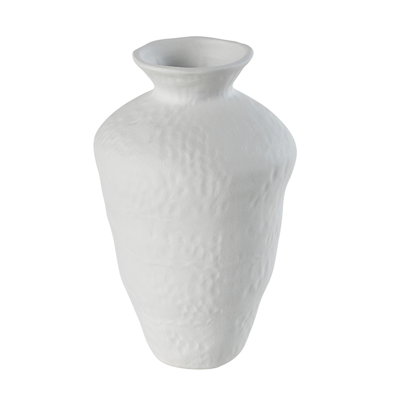 Melton Indoor Porcelain Ceramic Vase Matte Off White