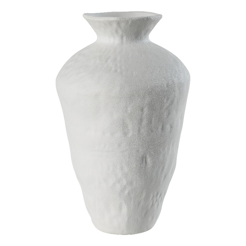 Melton Indoor Porcelain Ceramic Vase Matte Off White