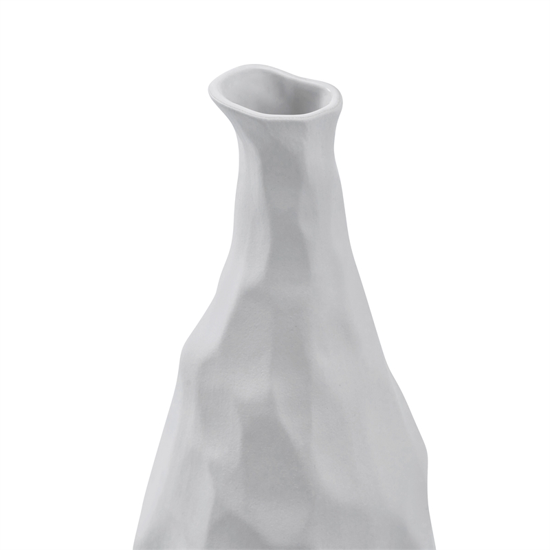Blouin Indoor Ceramic Stoneware Vase White Semi-Gloss