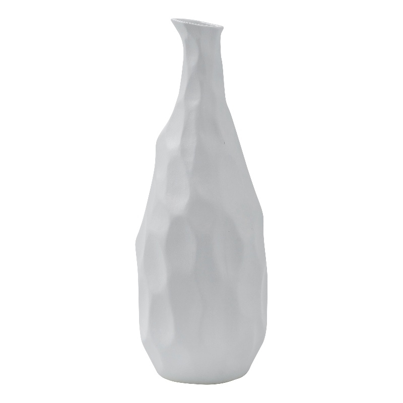 Blouin Indoor Ceramic Stoneware Vase White Semi-Gloss