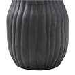Nocera Indoor Ceramic Stoneware Vase Matte Black