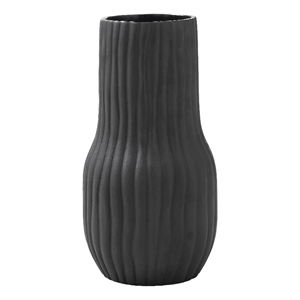 Nocera Indoor Ceramic Stoneware Vase Matte Black