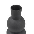 Icarus Indoor Ceramic Stoneware Vase Matte Black