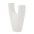 Avignon Indoor Ceramic Stoneware Small Vase Matte Off White