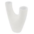 Avignon Indoor Ceramic Stoneware Small Vase Matte Off White