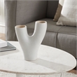 Jocasta Indoor Ceramic Stoneware Large Vase Textured Matte Off White