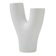 Jocasta Indoor Ceramic Stoneware Large Vase Textured Matte Off White