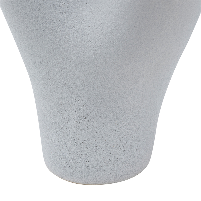 Jocasta Indoor Ceramic Stoneware Large Vase Textured Matte Off White