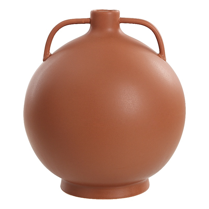 Delphi Indoor Ceramic Vase Matte Terracotta