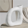 Vostra Indoor Ceramic Vase Matte Off White