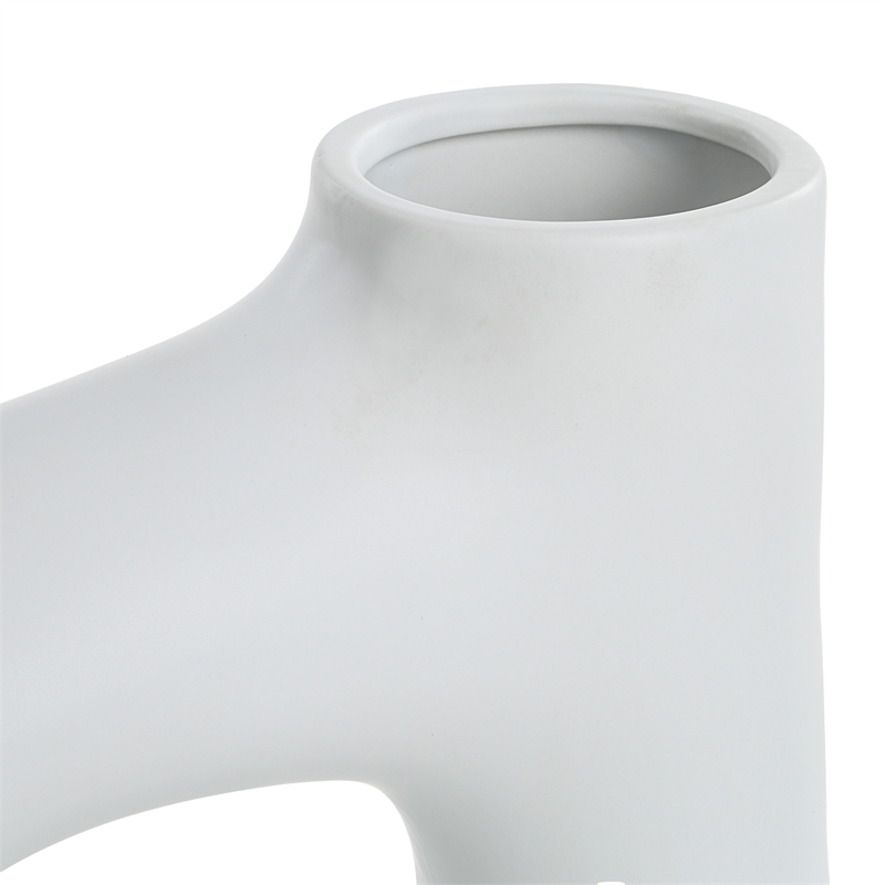 Vostra Indoor Ceramic Vase Matte Off White