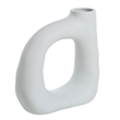 Vostra Indoor Ceramic Vase Matte Off White