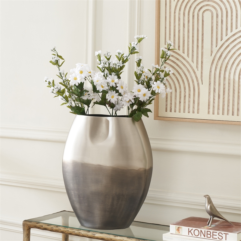 Chambray Indoor Vase Gray