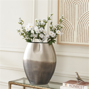 Chambray Indoor Vase Gray