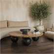 Malabo Indoor Ceramic Vase Black