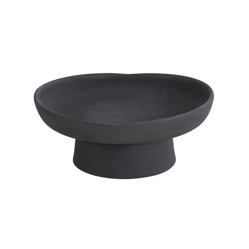 Malabo Indoor Ceramic Vase Black