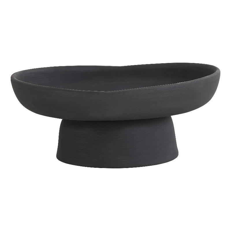Malabo Indoor Ceramic Vase Black