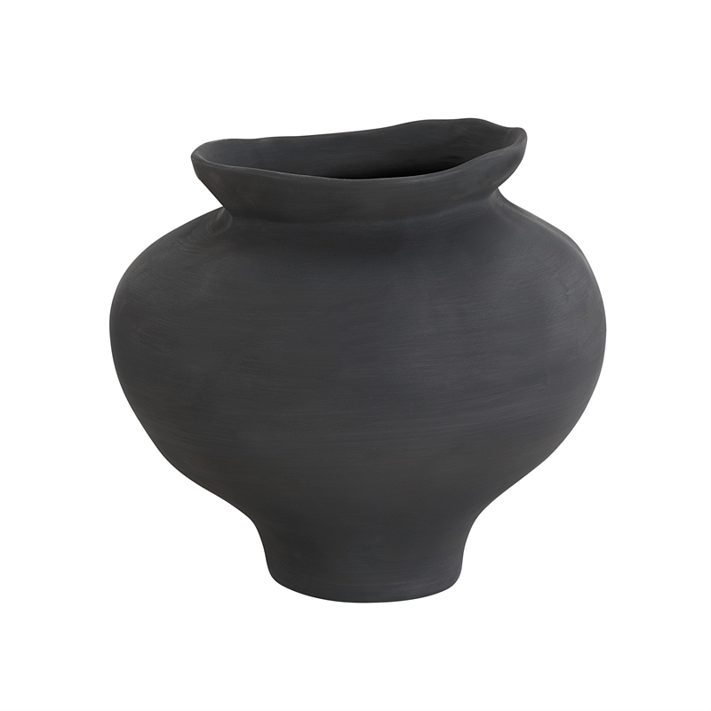 Elia Indoor Ceramic Vase Black