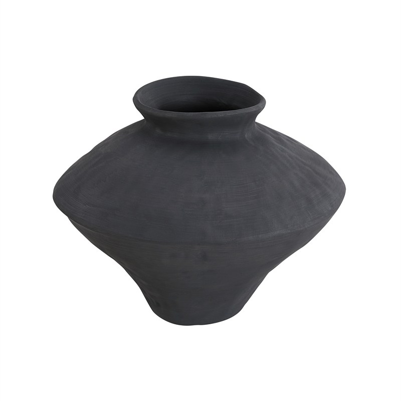 Mills Indoor Ceramic Vase Black
