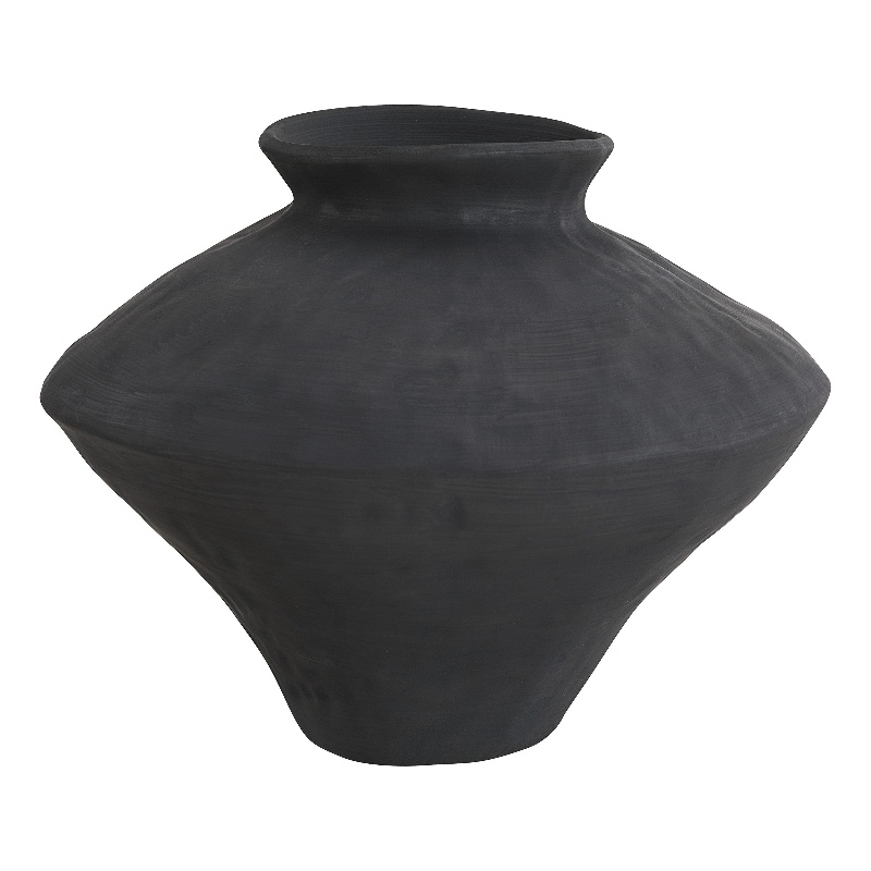 Mills Indoor Ceramic Vase Black