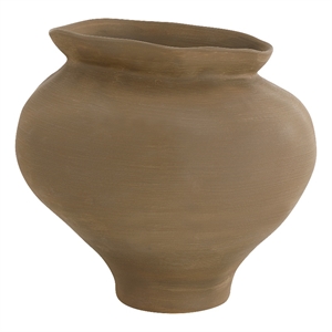 Elia Indoor Ceramic Vase Brown