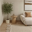 Mills Indoor Ceramic Vase Brown