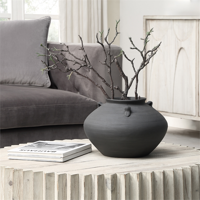 Asher Indoor Vase Black