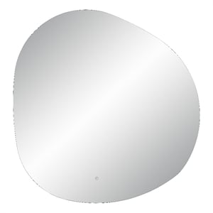 Terni 45&quot Tall Irregular LED Mirror Clear