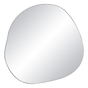 Donna 45.25&quot Tall Irregular Wall Mirror Gray