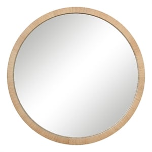 Rita 48&quot H x 48&quot W Wall Mirror Brown