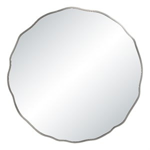 Knox 40&quot H x 40&quot W Wall Mirror Silver