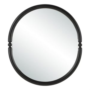 Ditto 40&quot H x 36&quot W Wall Mirror Black