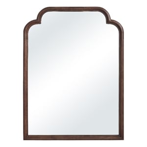 Octavian 40&quot H x 30&quot W Wall Mirror Walnut