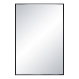Gasel 30&quot Tall Rectangle Wall Mirror Black