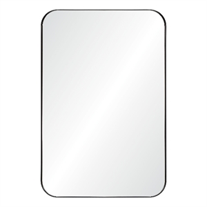 Glencoe 36&quot Tall Rectangle Wall Mirror Black