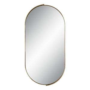 Aleah 40&quot Tall Oval Wall Mirror Yellow