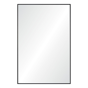 Amara 45&quot Tall Rectangle Wall Mirror Black