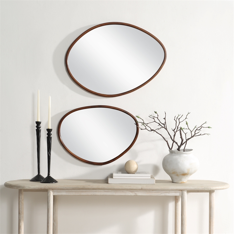 Tivoli Wall Mirror Brown