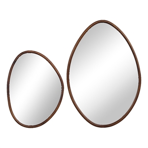Tivoli Wall Mirror Brown