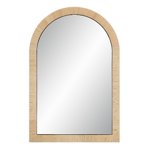 Tally 36&quot Tall Arch Rectangular Mirror Natural