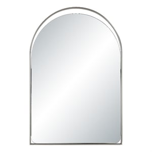 Mentha 30&quot H x 20&quot W Wall Mirror Silver