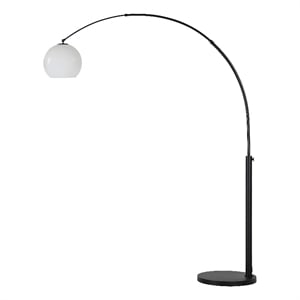 Pura 82&quot Height Floor Lamp Black